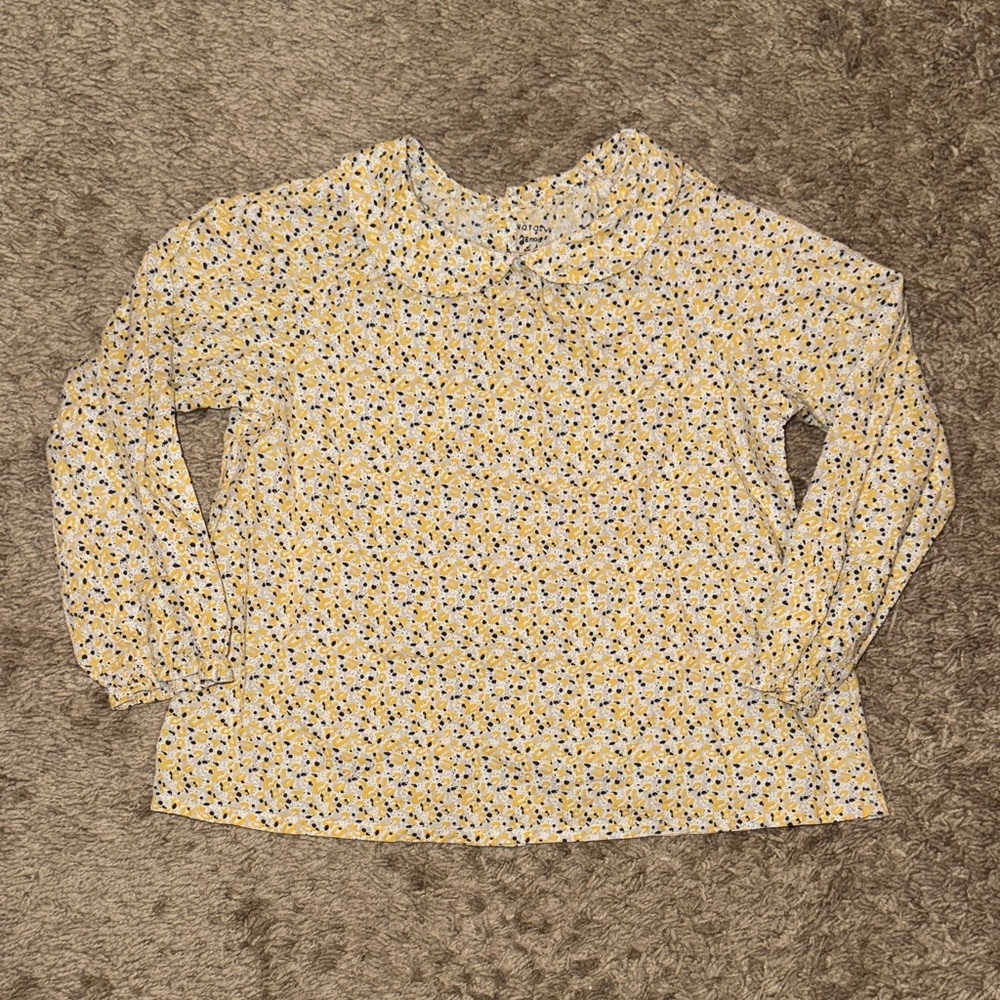 Natalys Girls’ Blouse with Peter Pan Collar